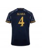Real Madrid David Alaba #4 Replika Borta Kläder 2023-24 Kortärmad